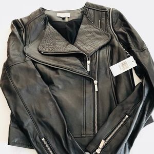 NWT**1. State***Black Biker Leather Jacket Small